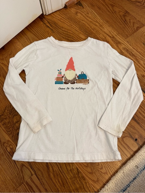 Crewcuts Other - Crewcuts Girls Gnome for the Holidays Long Sleeve T Shirt Size XS (4-5)